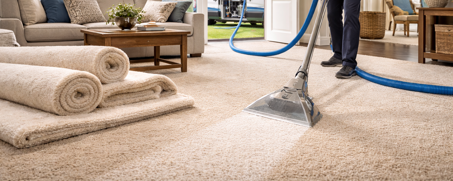 Green cleaning background